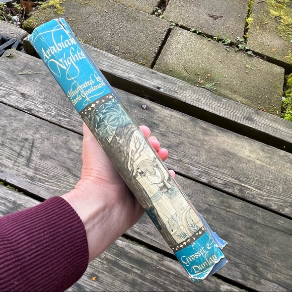 Vintage Arabian Nights Hardcover Book 1946 1st Edition Junior Library - Picture 7 of 16